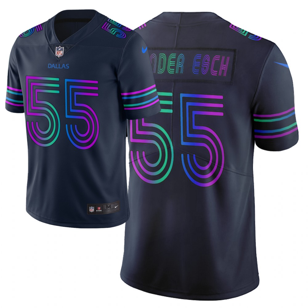 Men Nike NFL Dallas Cowboys #55 leighton vander esch Limited city edition navy jersey